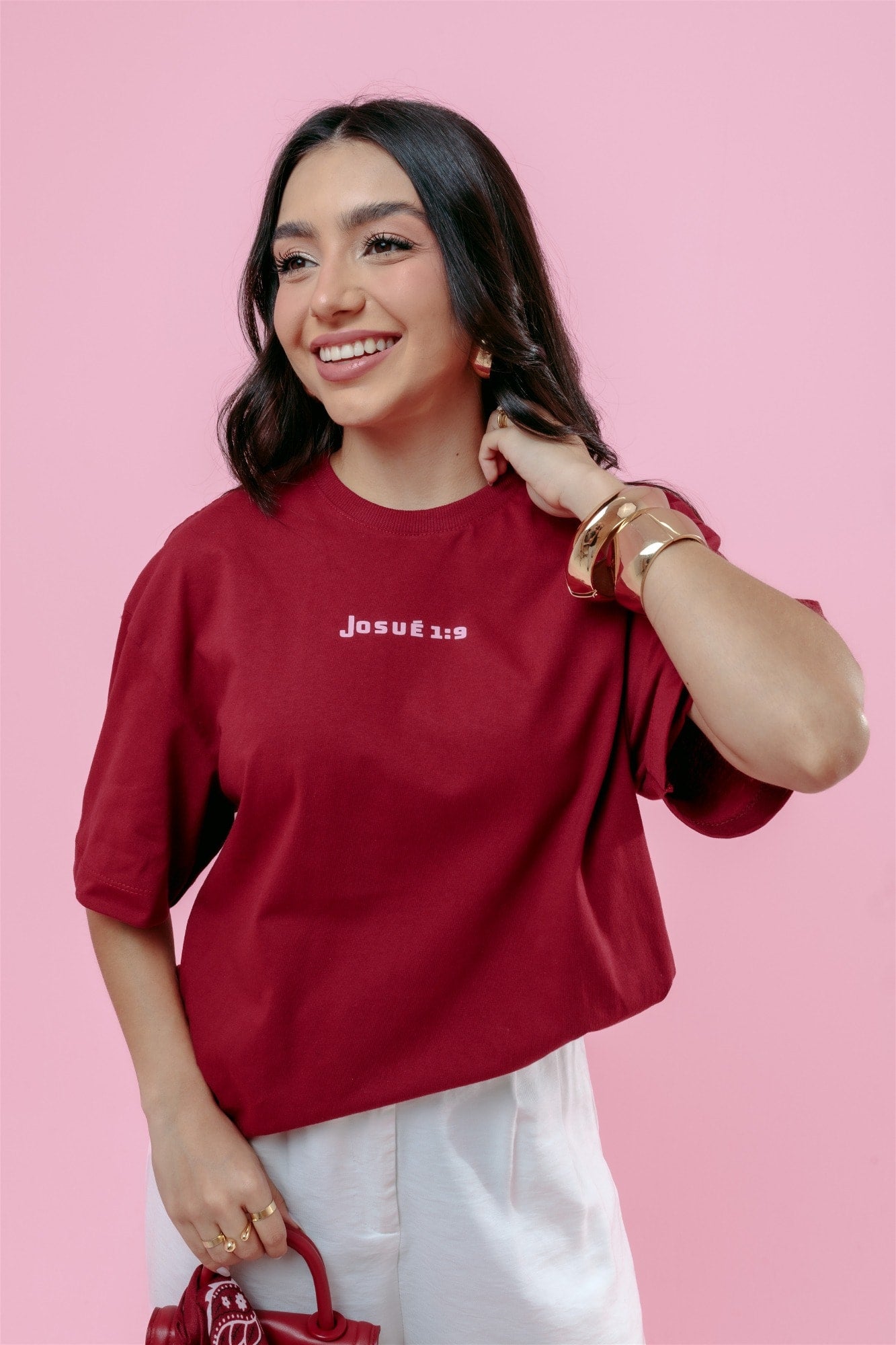 Max T-Shirt - Josué 1:9 - Marsala