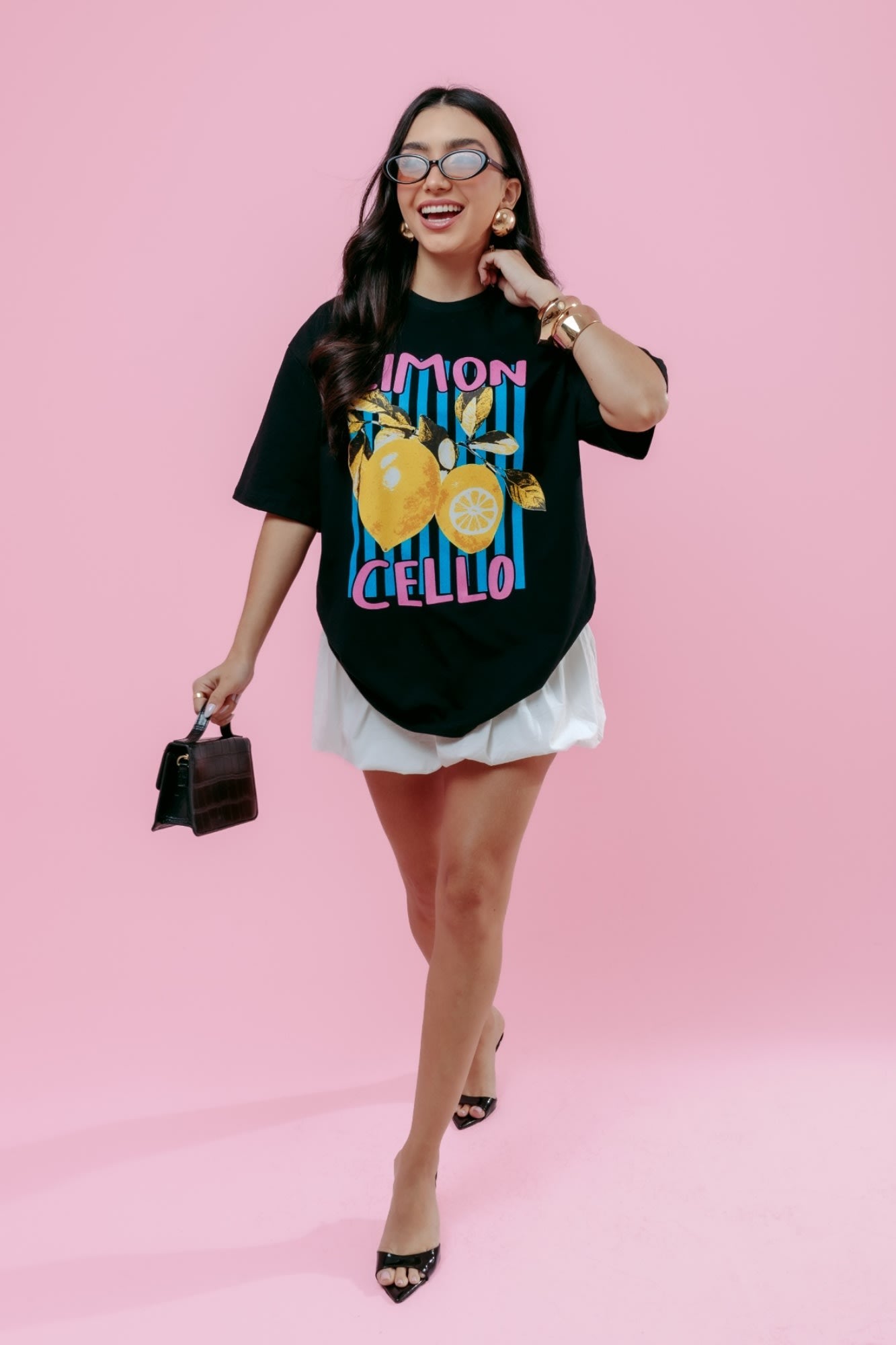 Max T-Shirt - Limon Cello - Preto