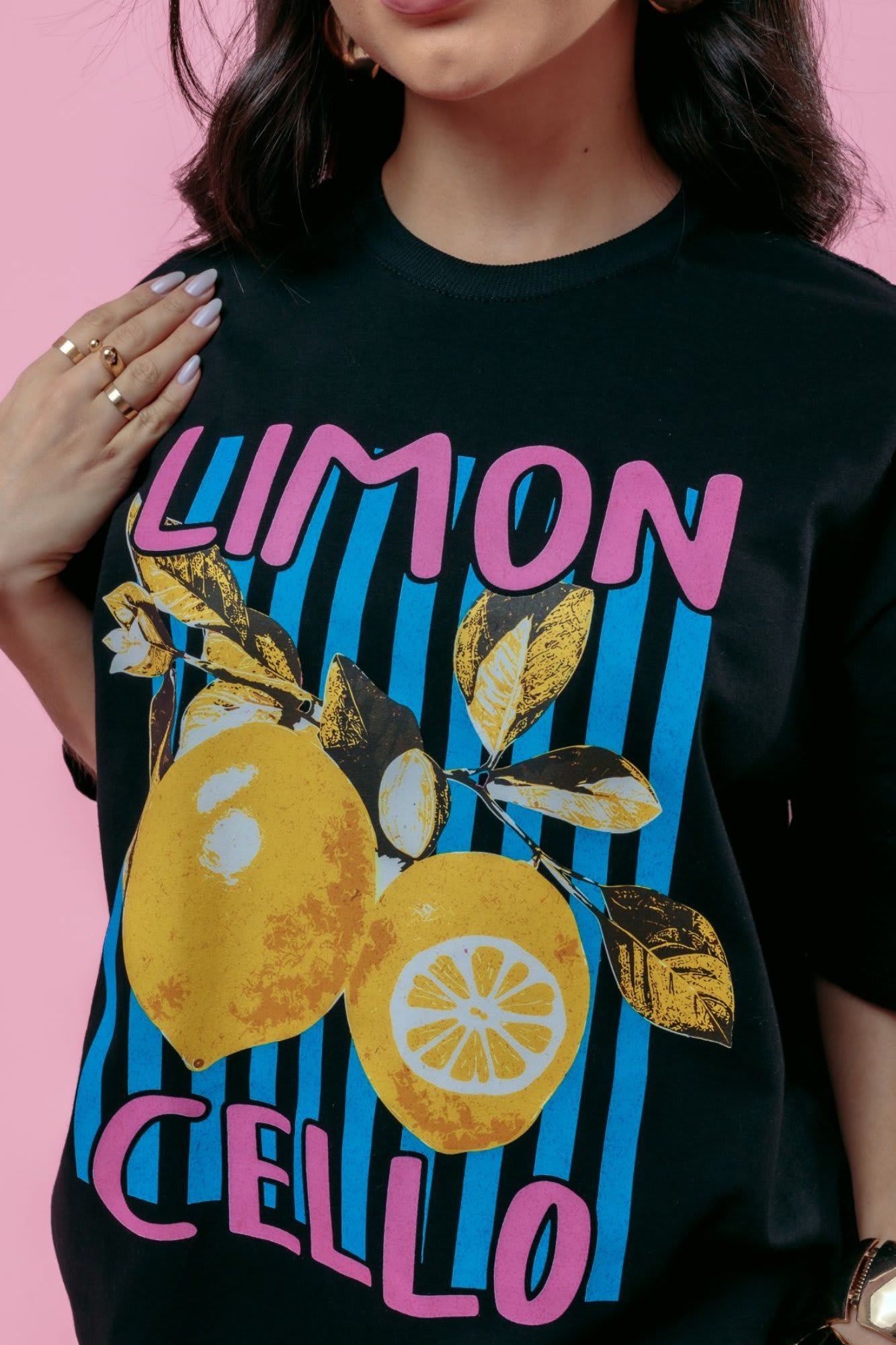 Max T-Shirt - Limon Cello - Preto