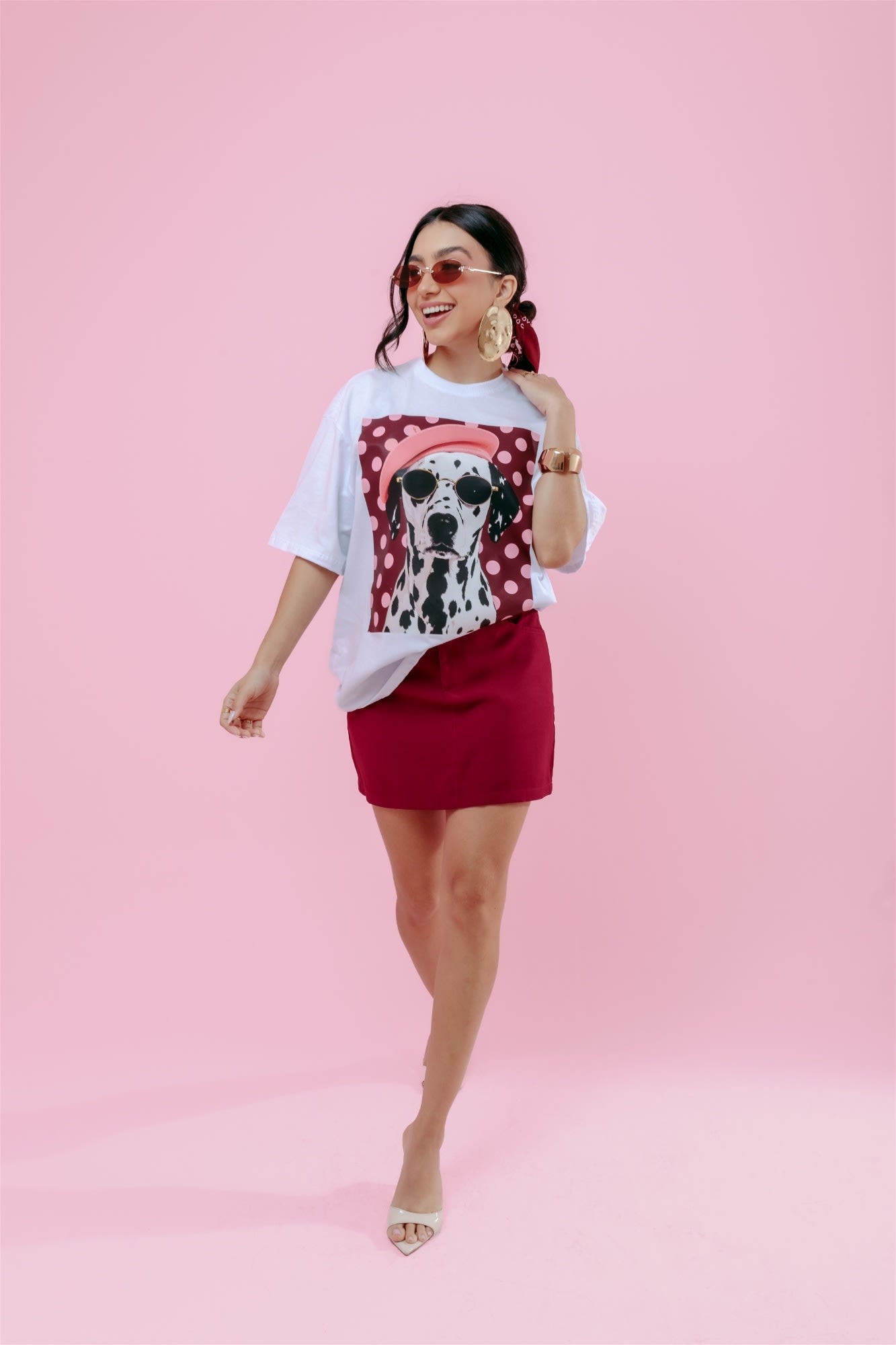 Max T-Shirt - Dalmata - Branco