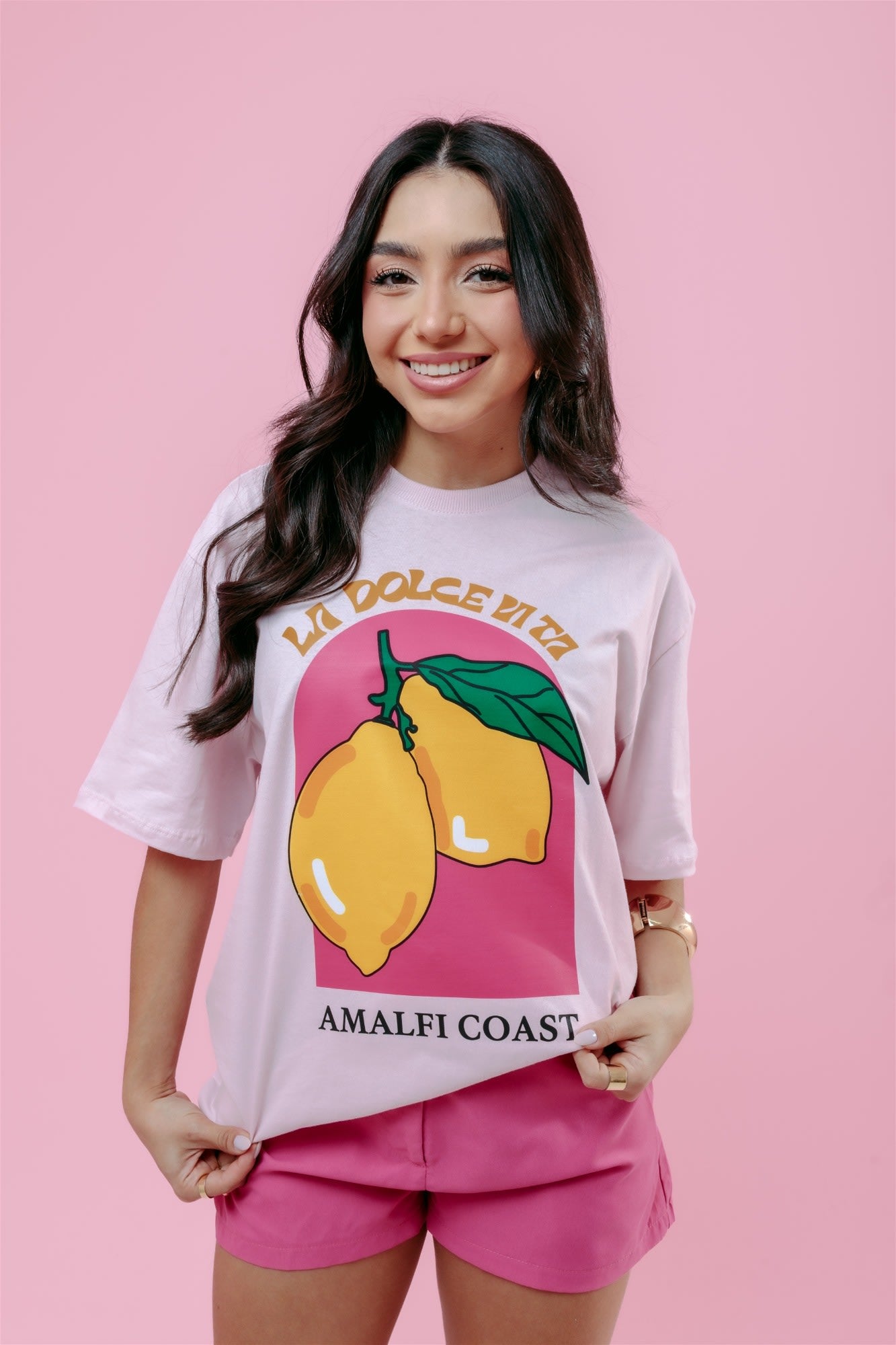 Max T-Shirt - Lá dolce Vita - Rosa