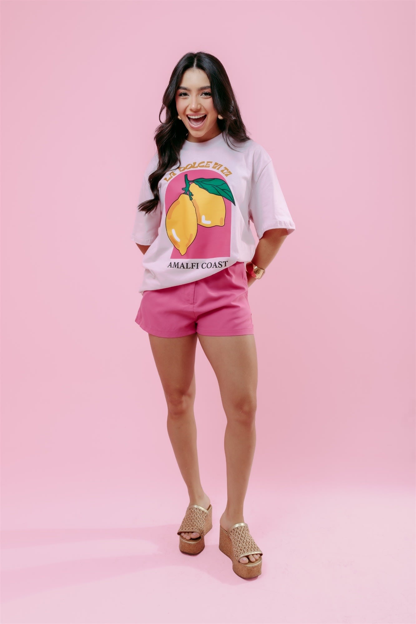 Max T-Shirt - Lá dolce Vita - Rosa