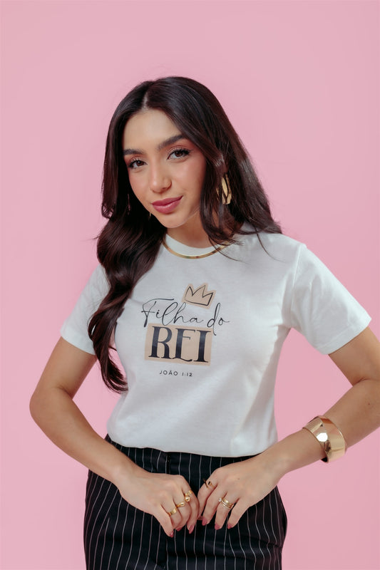 T-Shirt - Filha do Rei - OFF