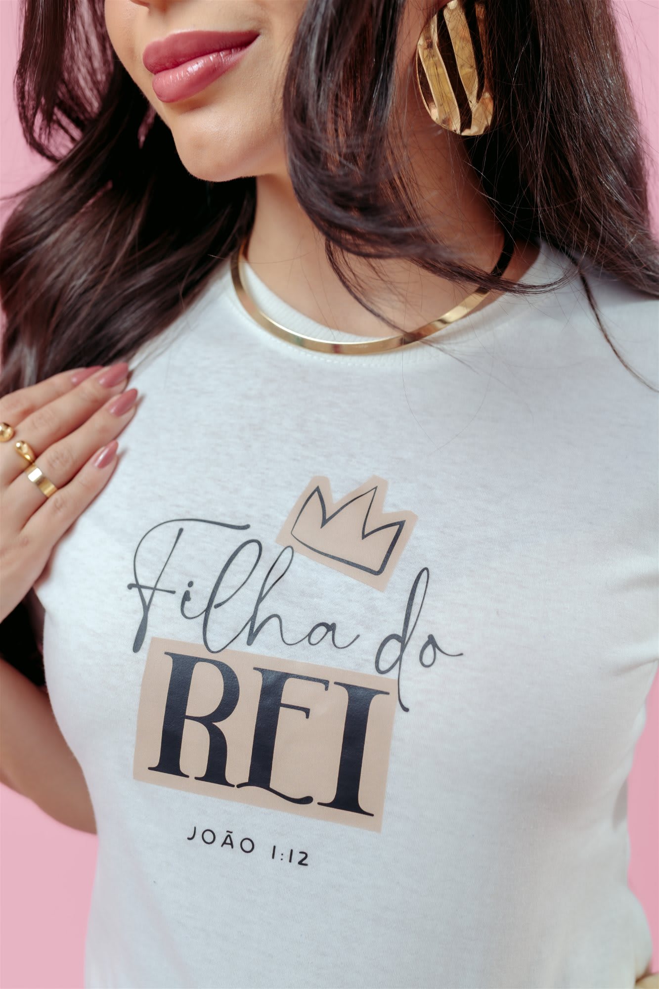 T-Shirt - Filha do Rei - OFF