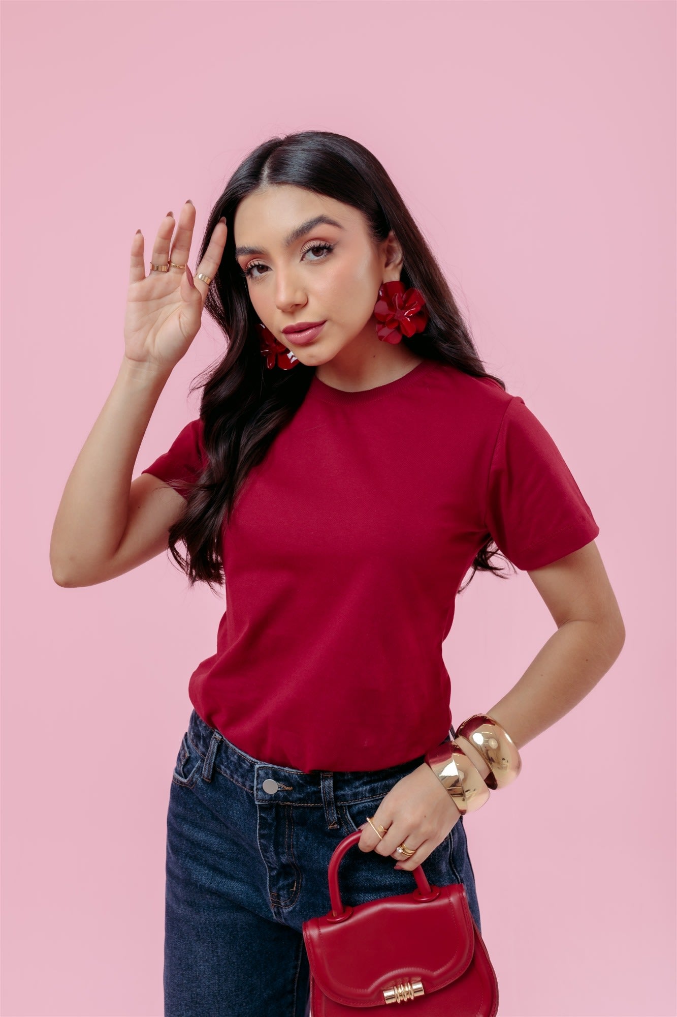 T-Shirt Básica - Marsala