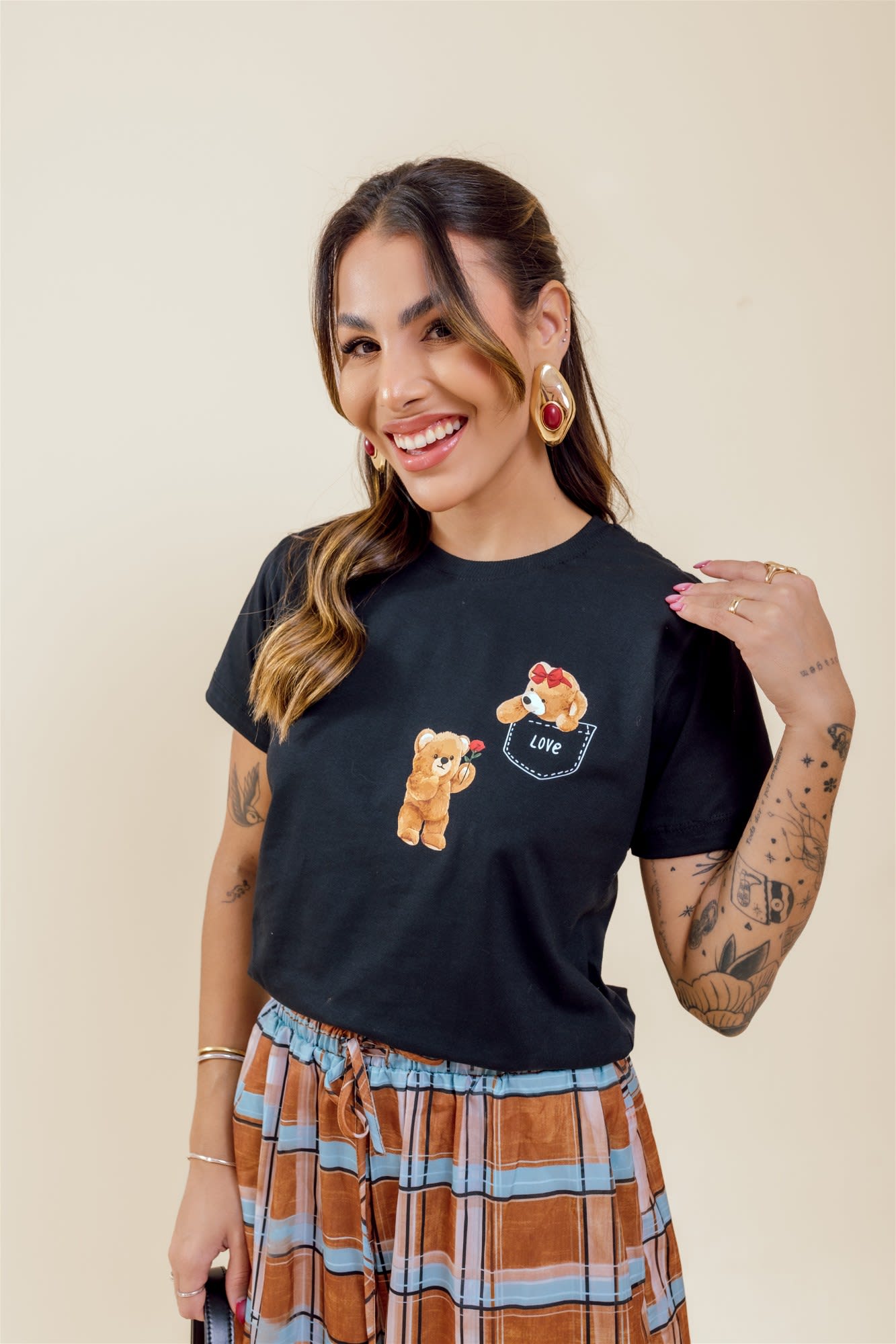 T-Shirt - Love - Preto
