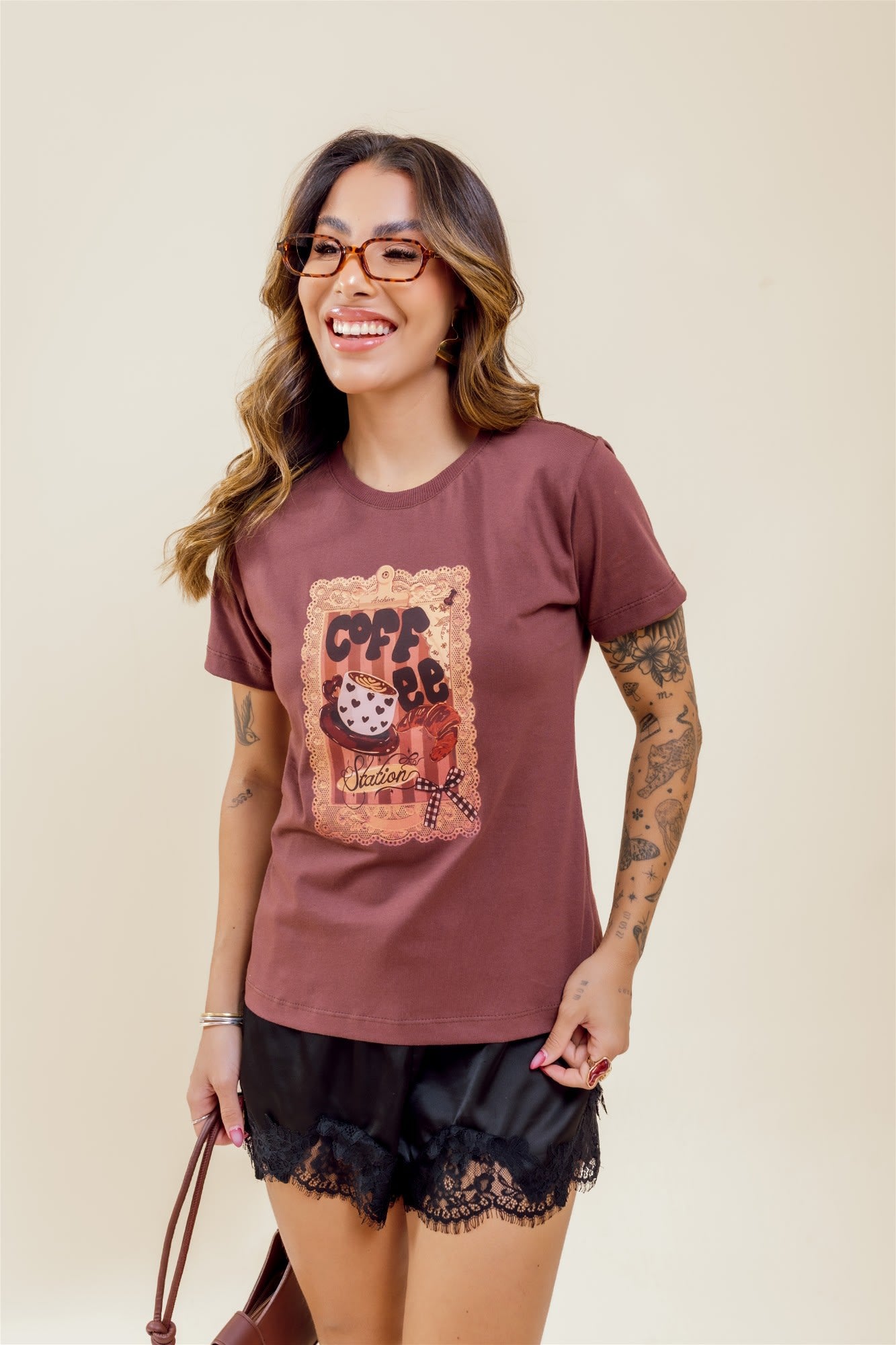 T-Shirt - Coffee - Marrom Chocolate