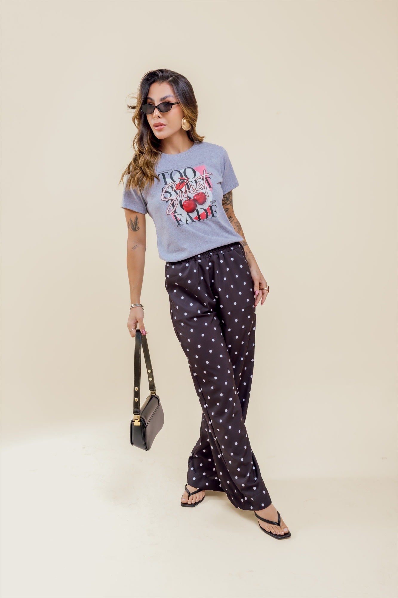 T-Shirt - Cereja - Mescla