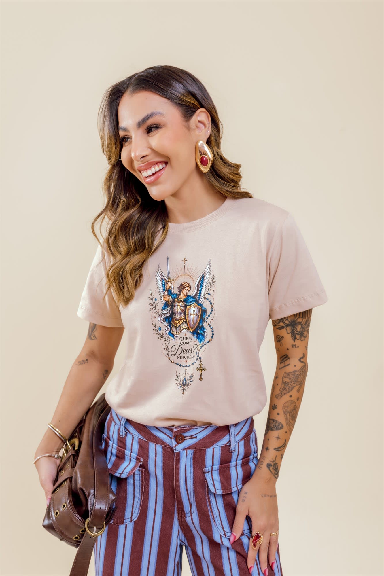 T-Shirt - São Miguel Arcanjo - Areia