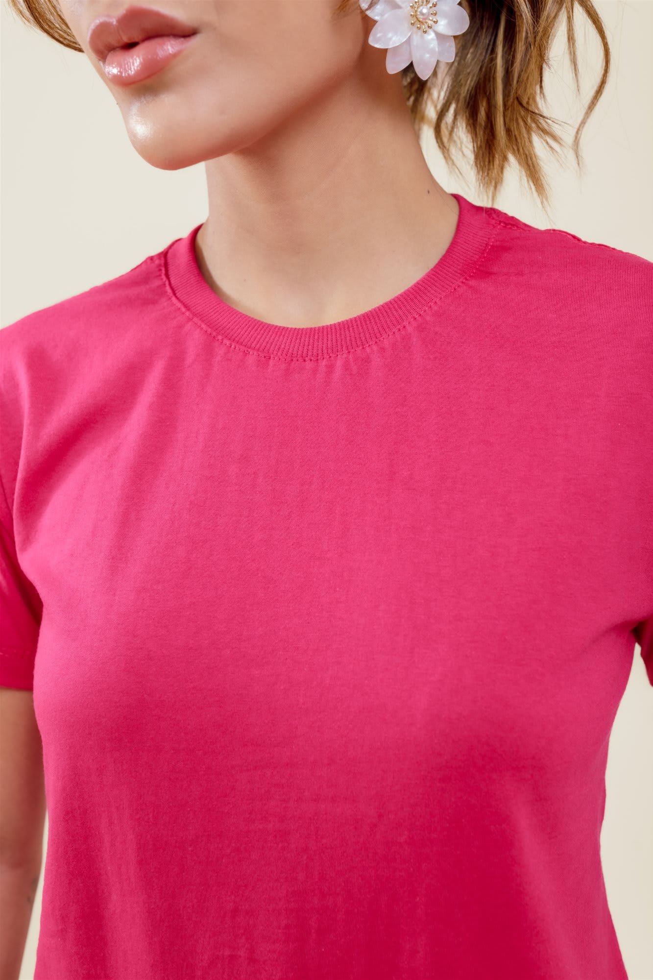 T-Shirt - Básica - Rosa Pink