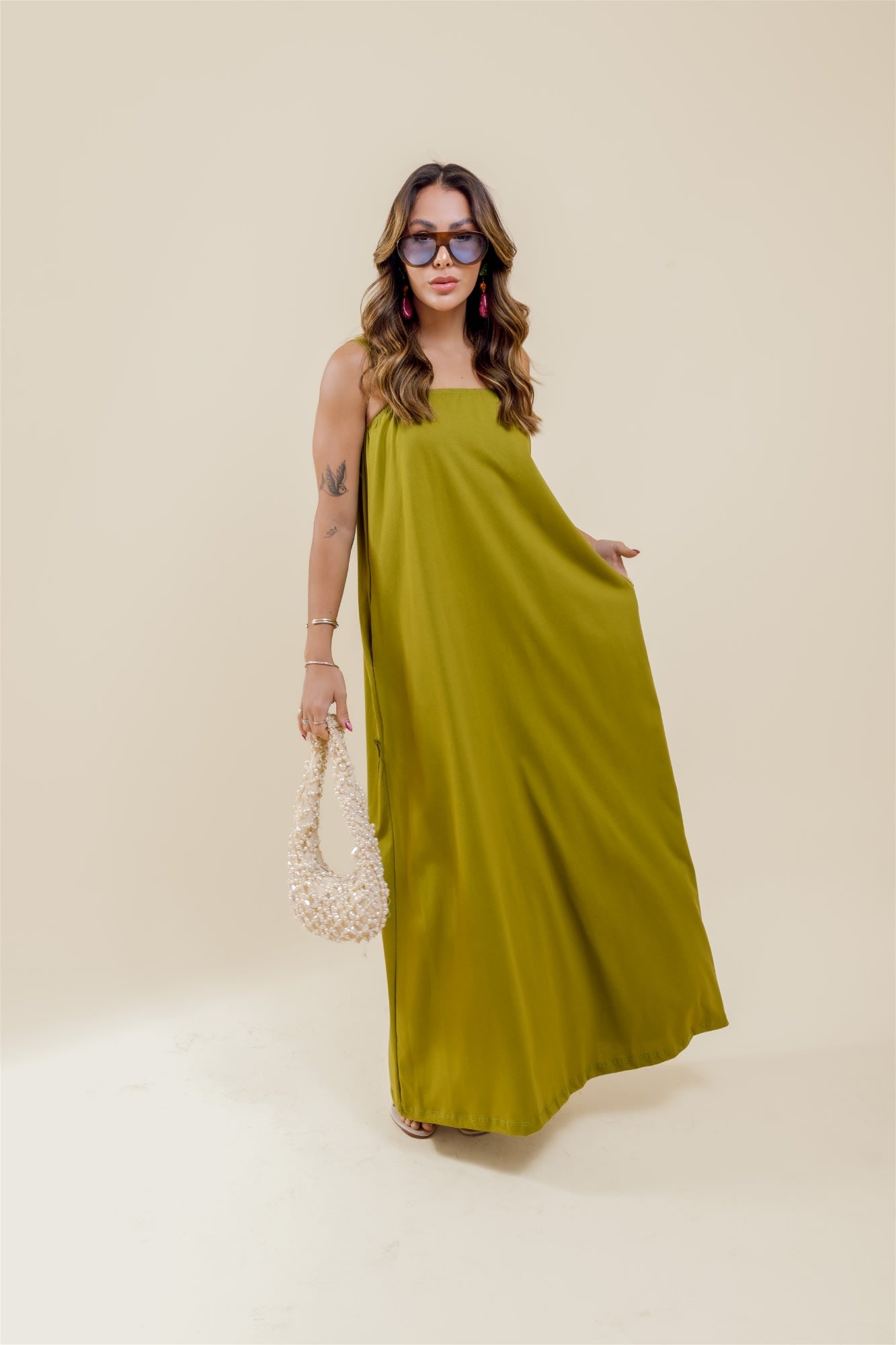 Vestido Ibiza - Verde Selva
