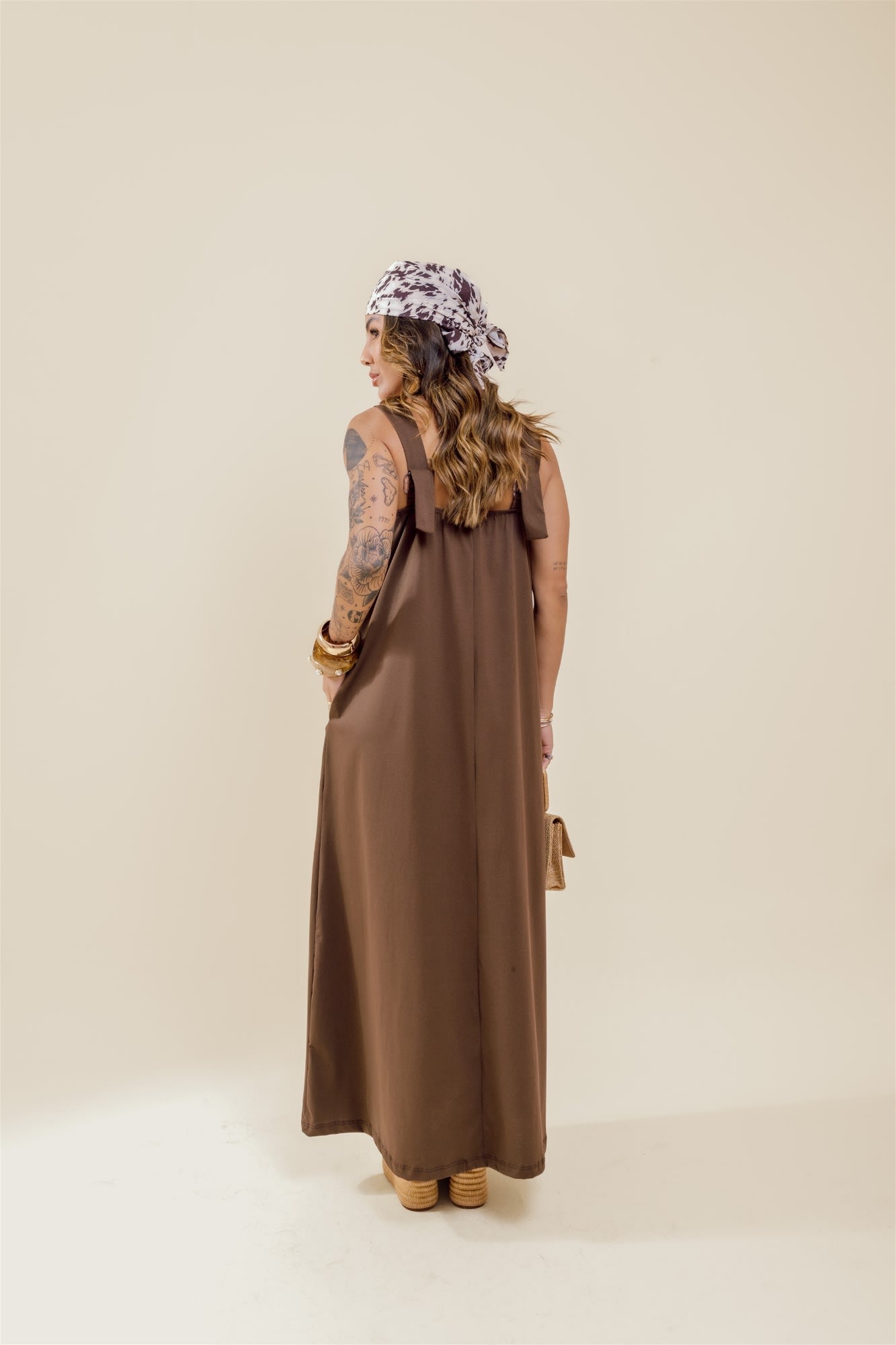 Vestido Ibiza - Marrom