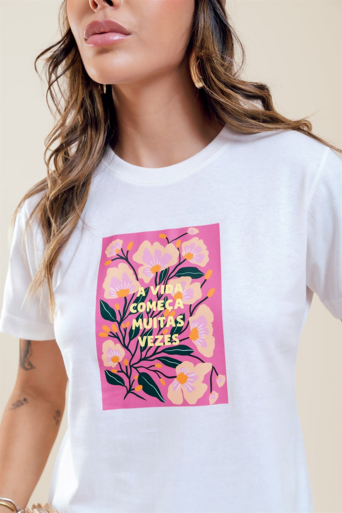 T-Shirt - A vida começa muitas vezes - OFF