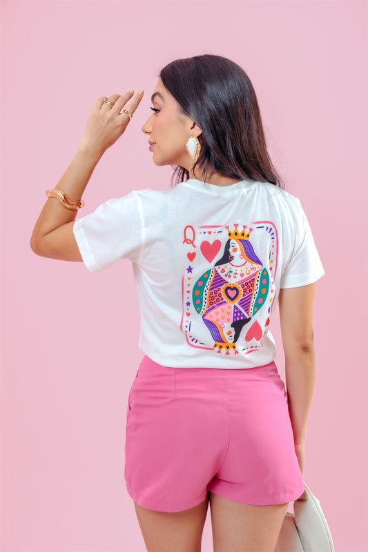 T-Shirt - Rainha de copos - OFF