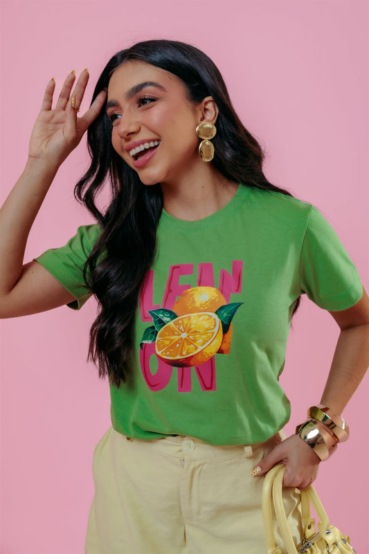 T-Shirt - Lemon - Verde Abacate