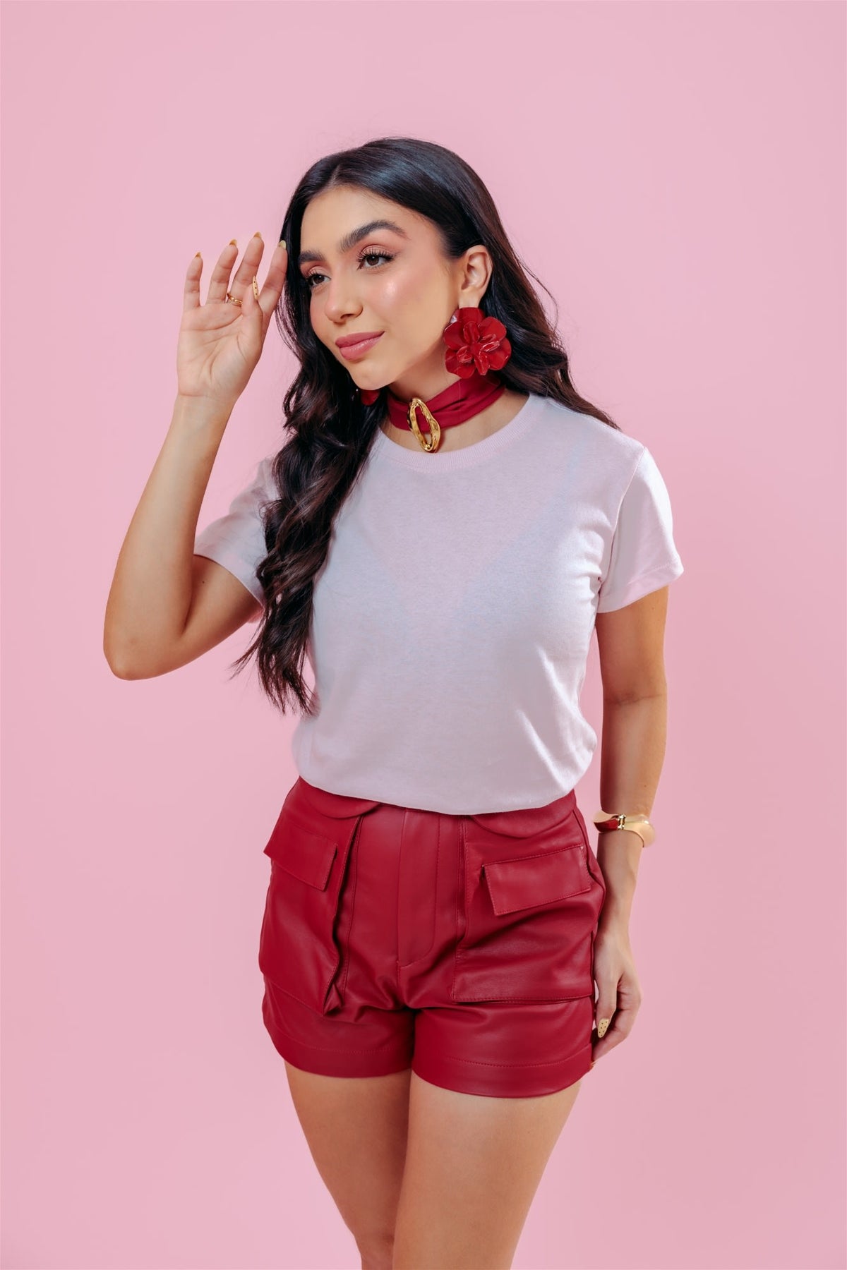 T-Shirt - Básica - Rosa Bebê