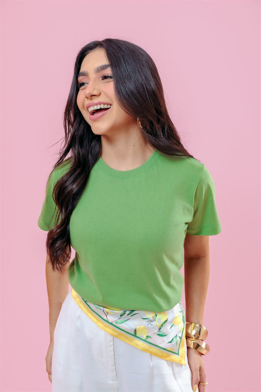 T-Shirt - Básica - Verde Abacate