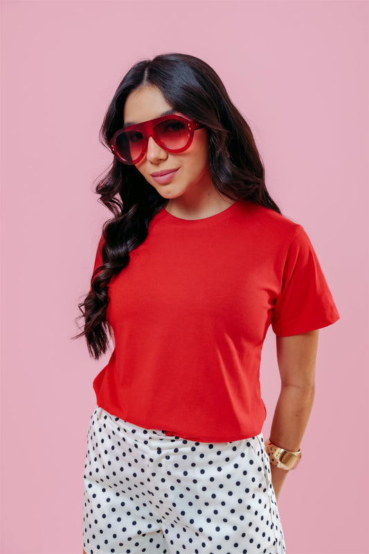 T-Shirt - Básica - Vermelho
