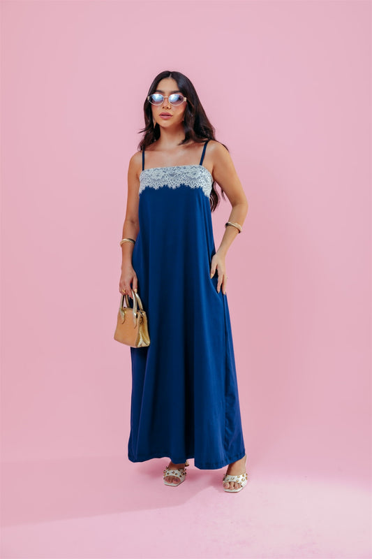 Vestido Amalfi - Azul Marinho