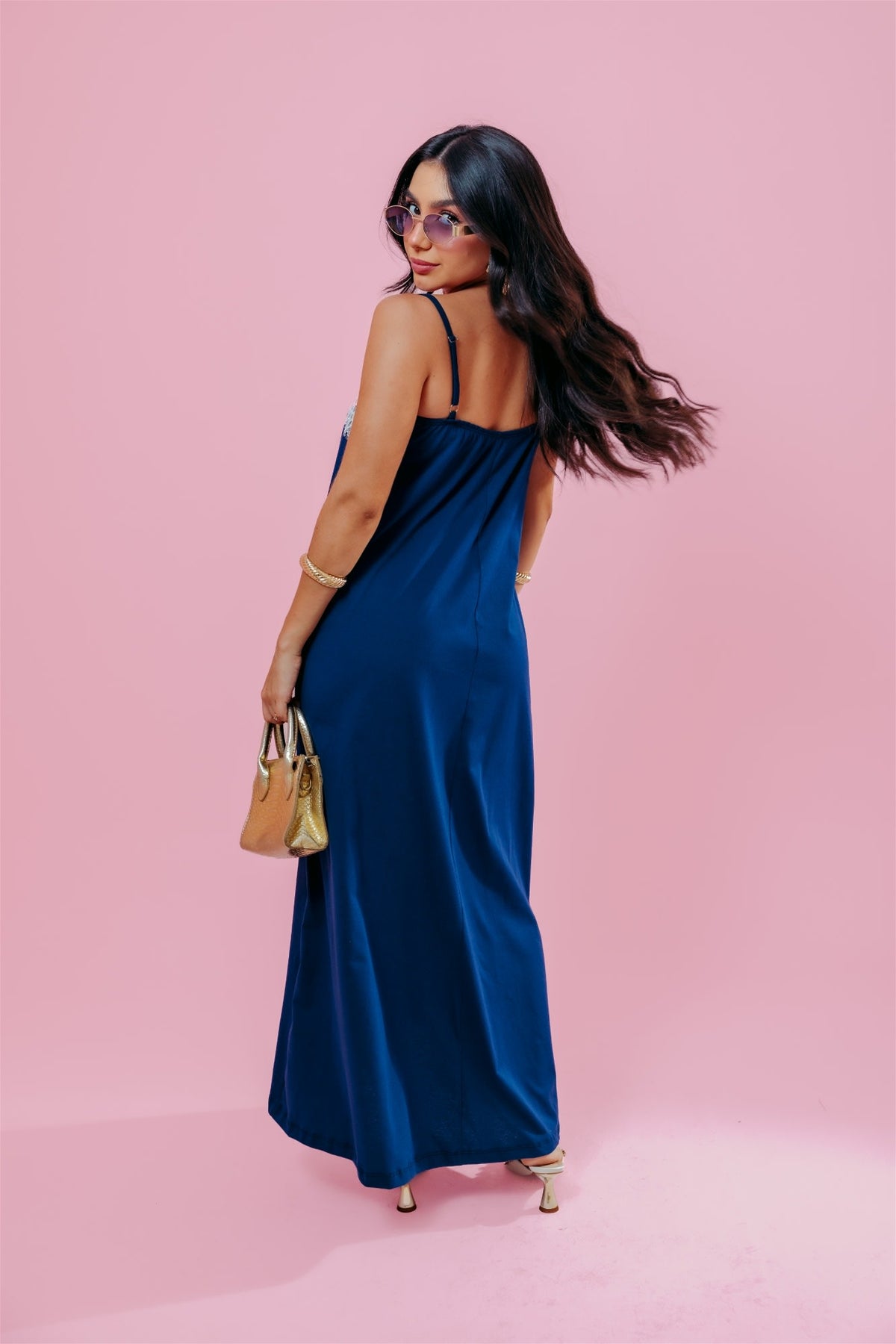Vestido Amalfi - Azul Marinho
