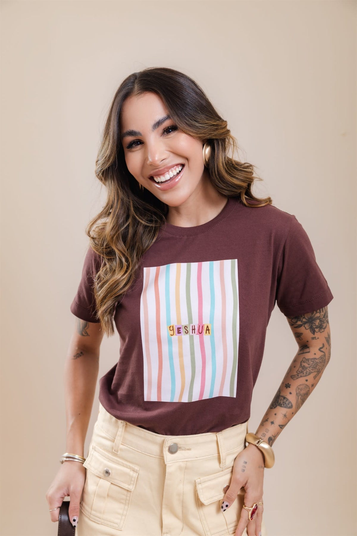 T-Shirt - Yeshua - Marrom
