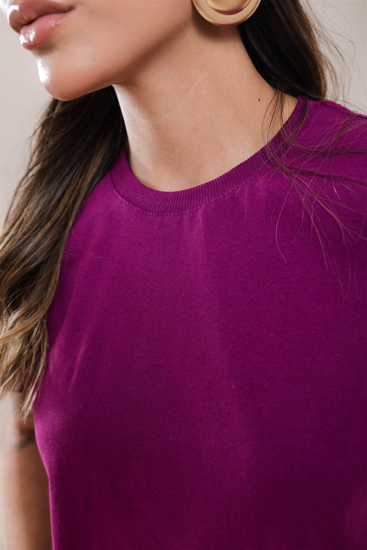 T-Shirt Básica - Roxo
