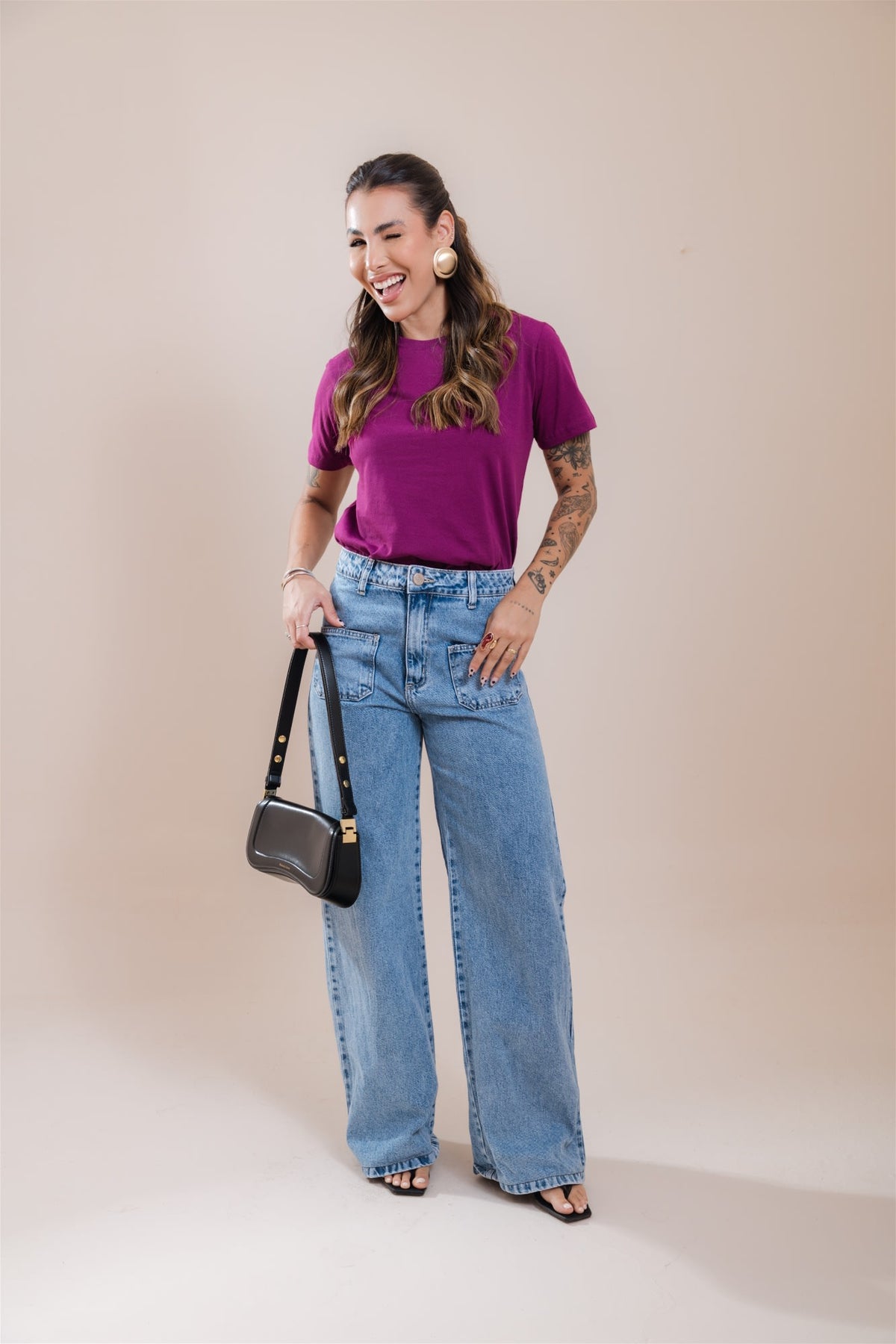 T-Shirt Básica - Roxo
