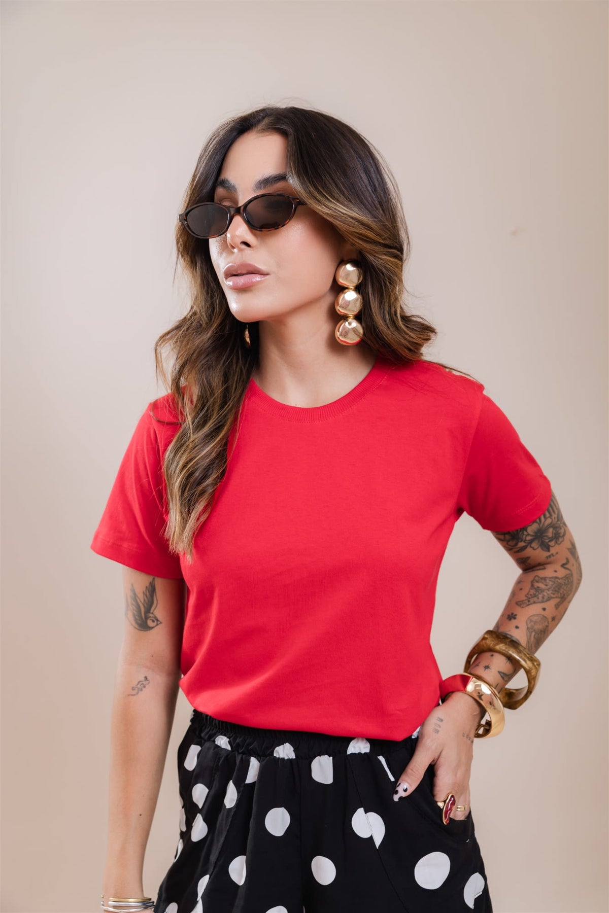 T-Shirt Básica - Vermelho