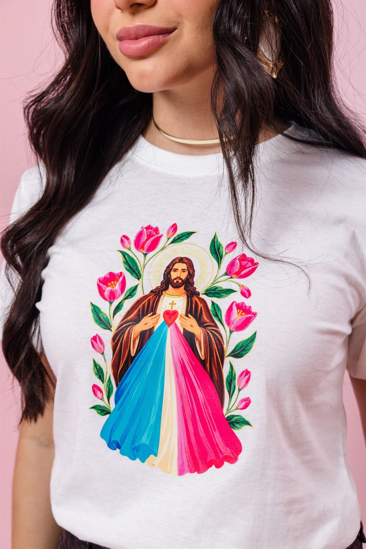 T-Shirt - Aquarela de Jesus - Off