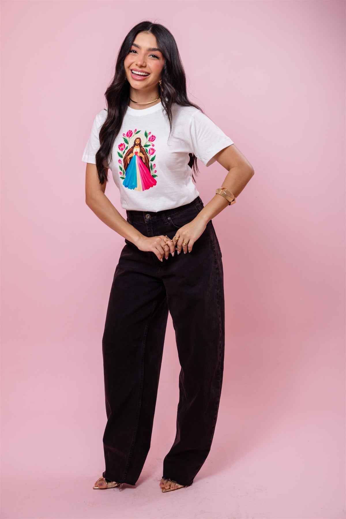 T-Shirt - Aquarela de Jesus - Off