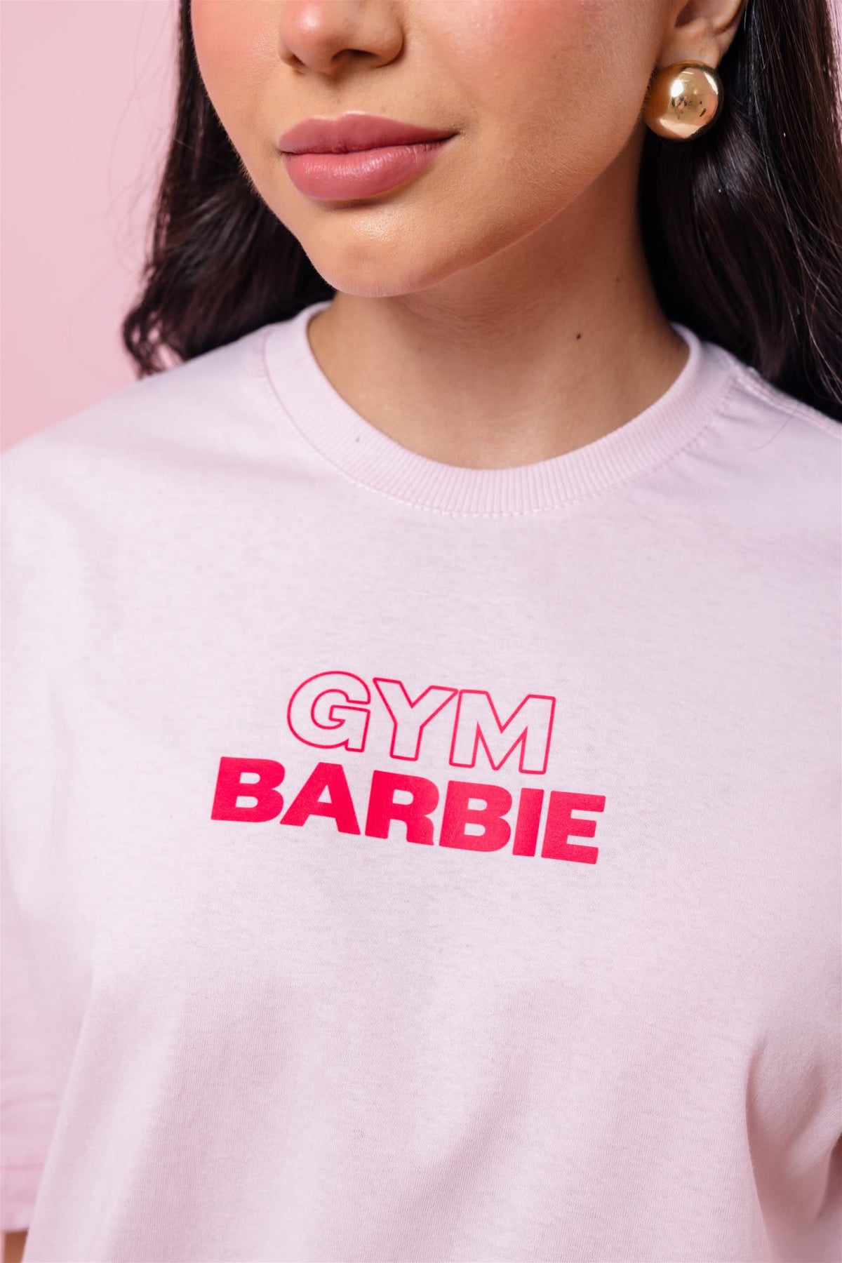 Max T-Shirt - Gym Barbie - Rosa Bebê