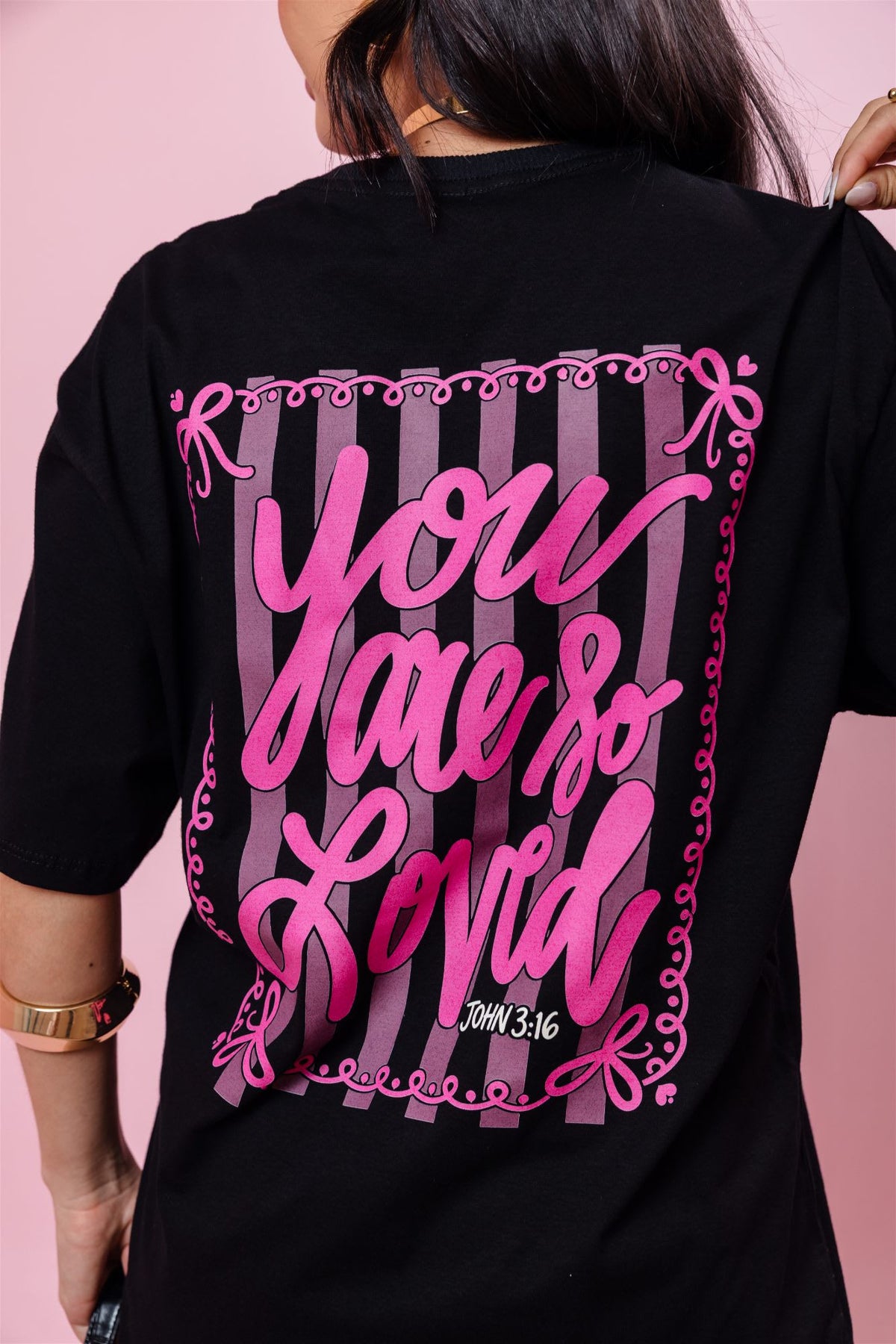 Max T-Shirt -  John 3:16 - Preto