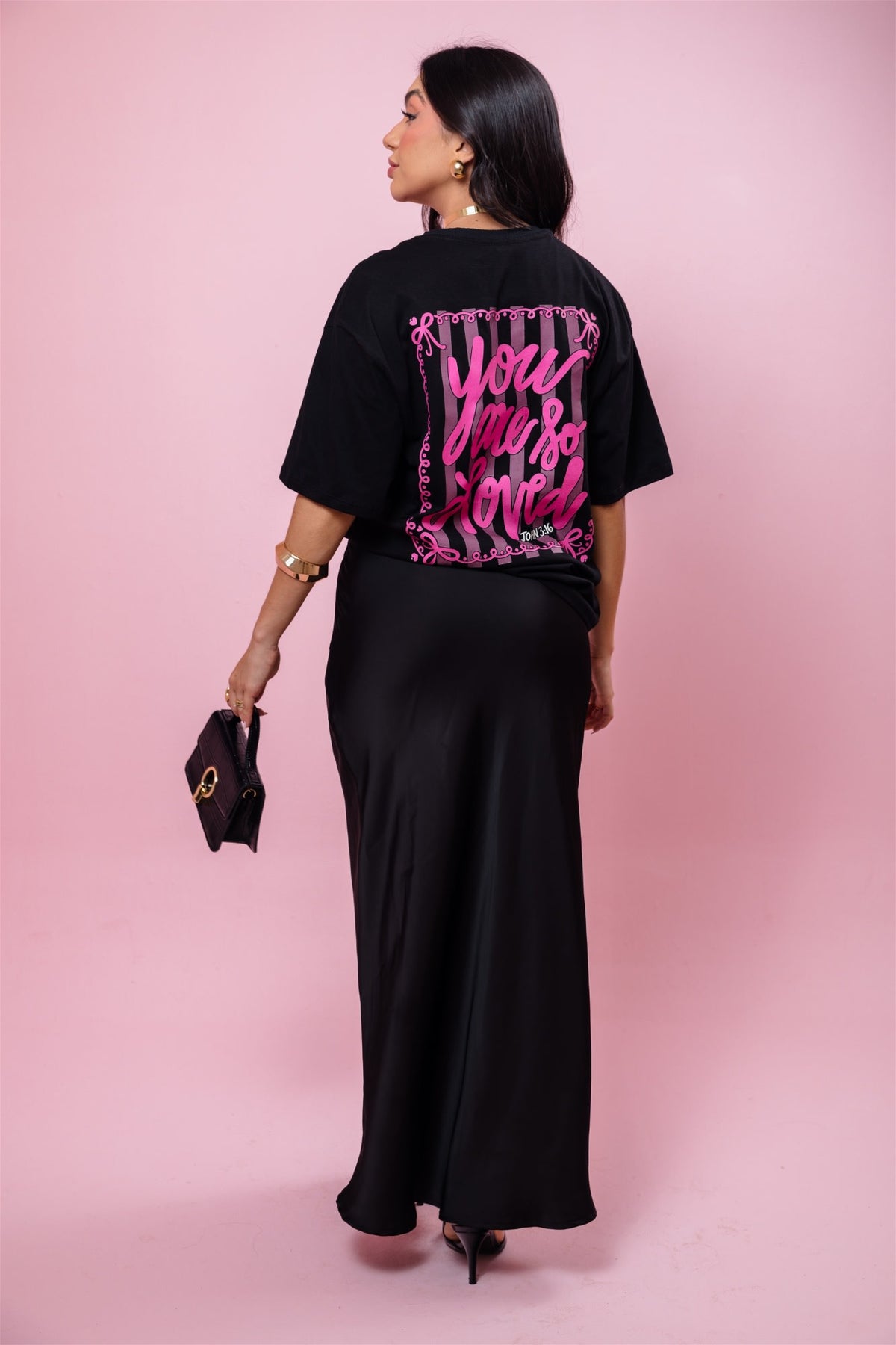 Max T-Shirt -  John 3:16 - Preto