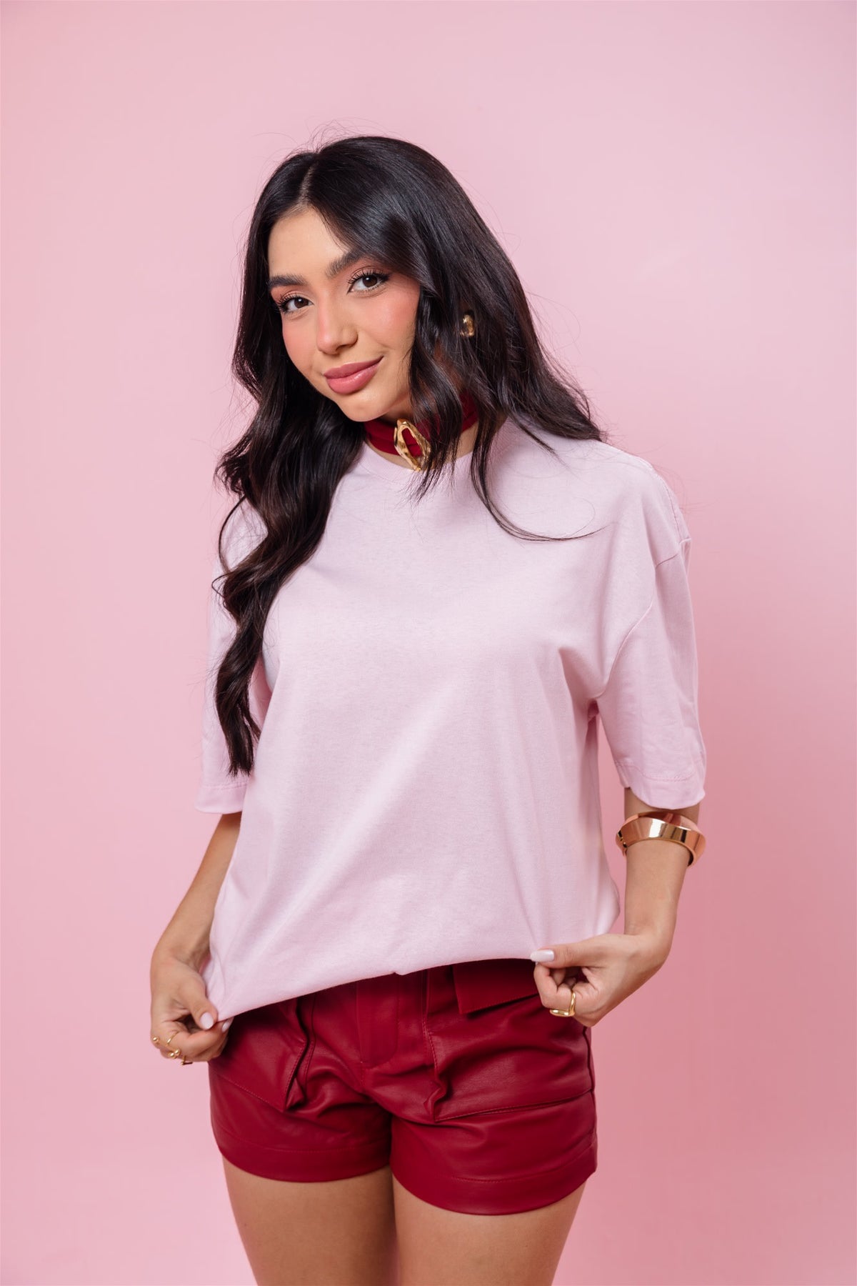 Max T-Shirt - Básica - Rosa Bebê