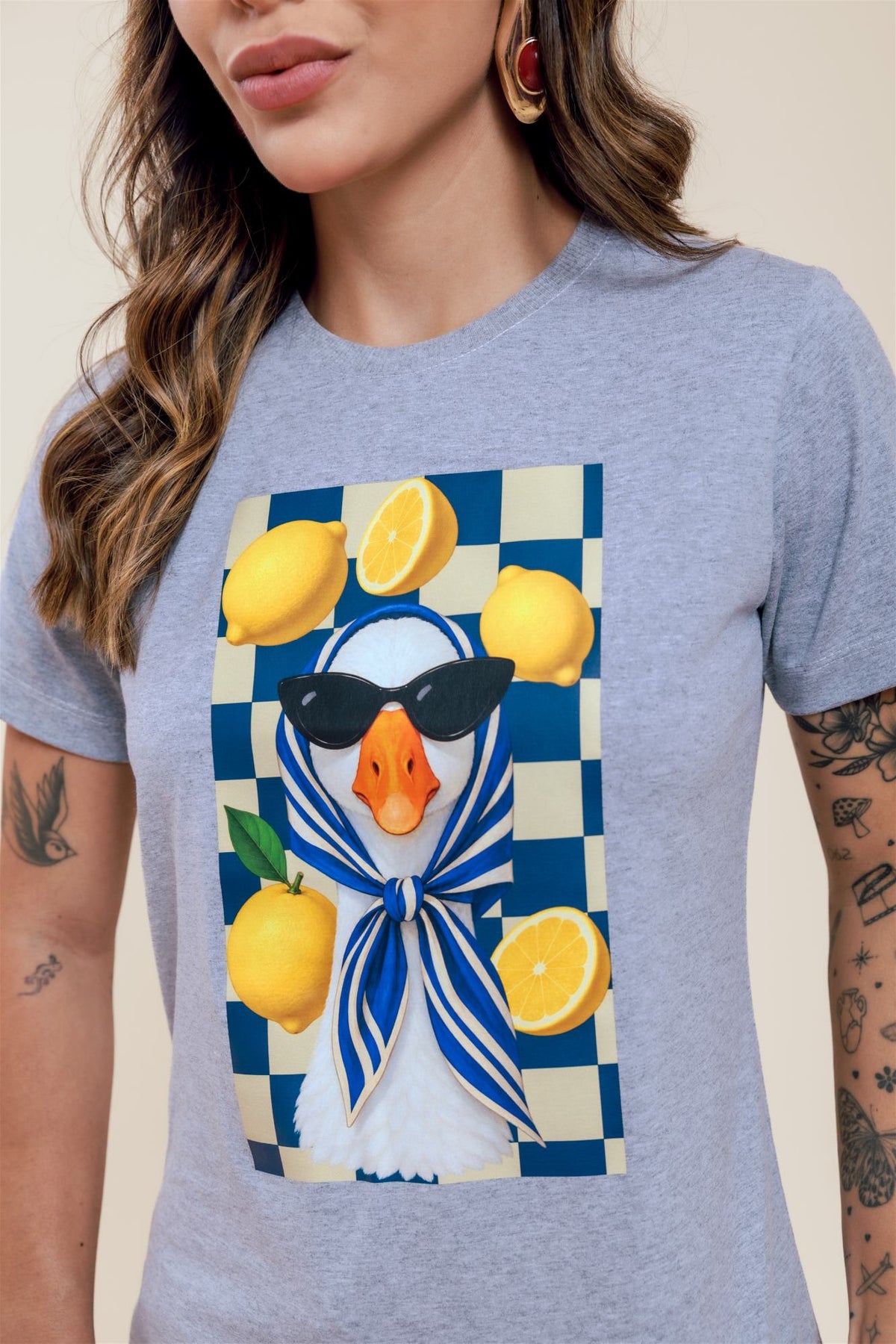 T-Shirt - Ganso estiloso - Mescla