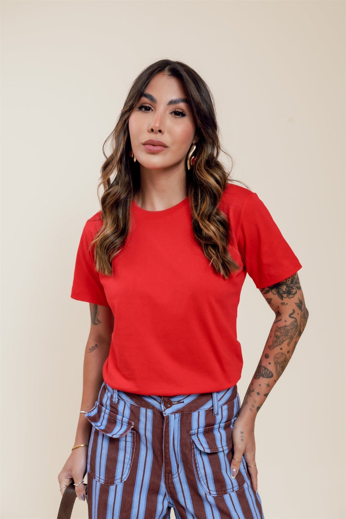 T-Shirt - Básica - Vermelho