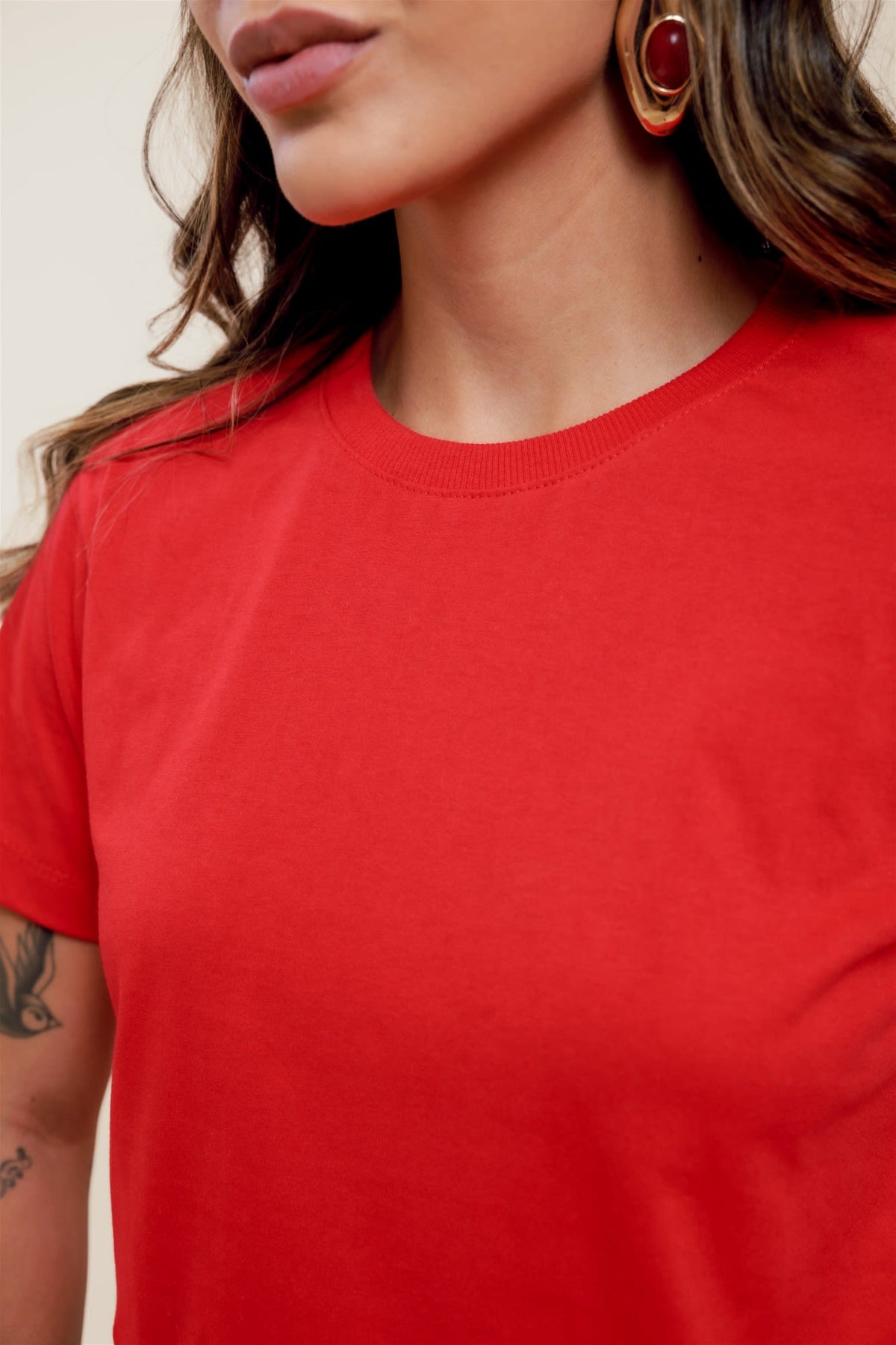 T-Shirt - Básica - Vermelho