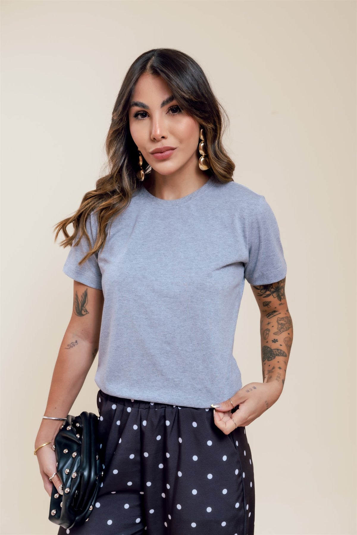 T-Shirt - Básica - Mescla