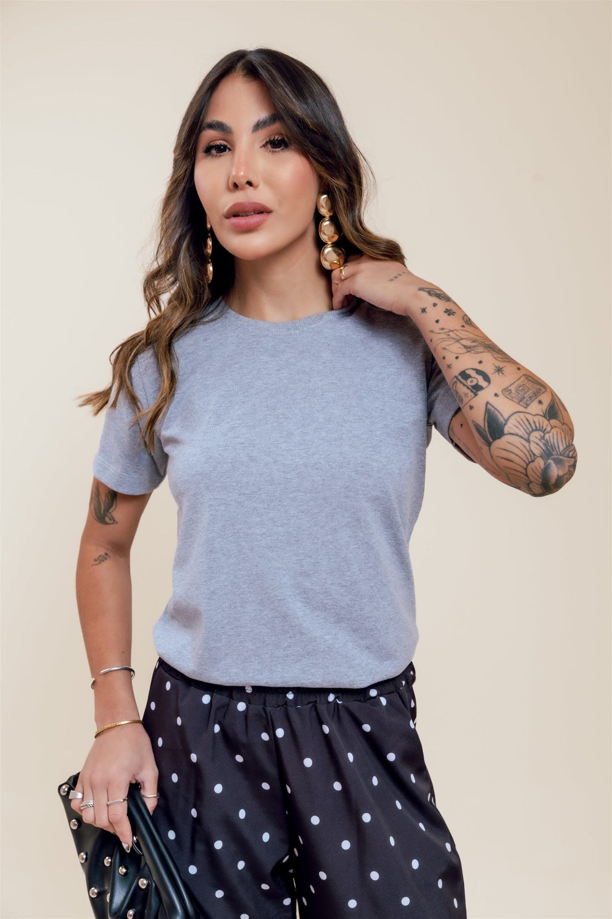 T-Shirt - Básica - Mescla