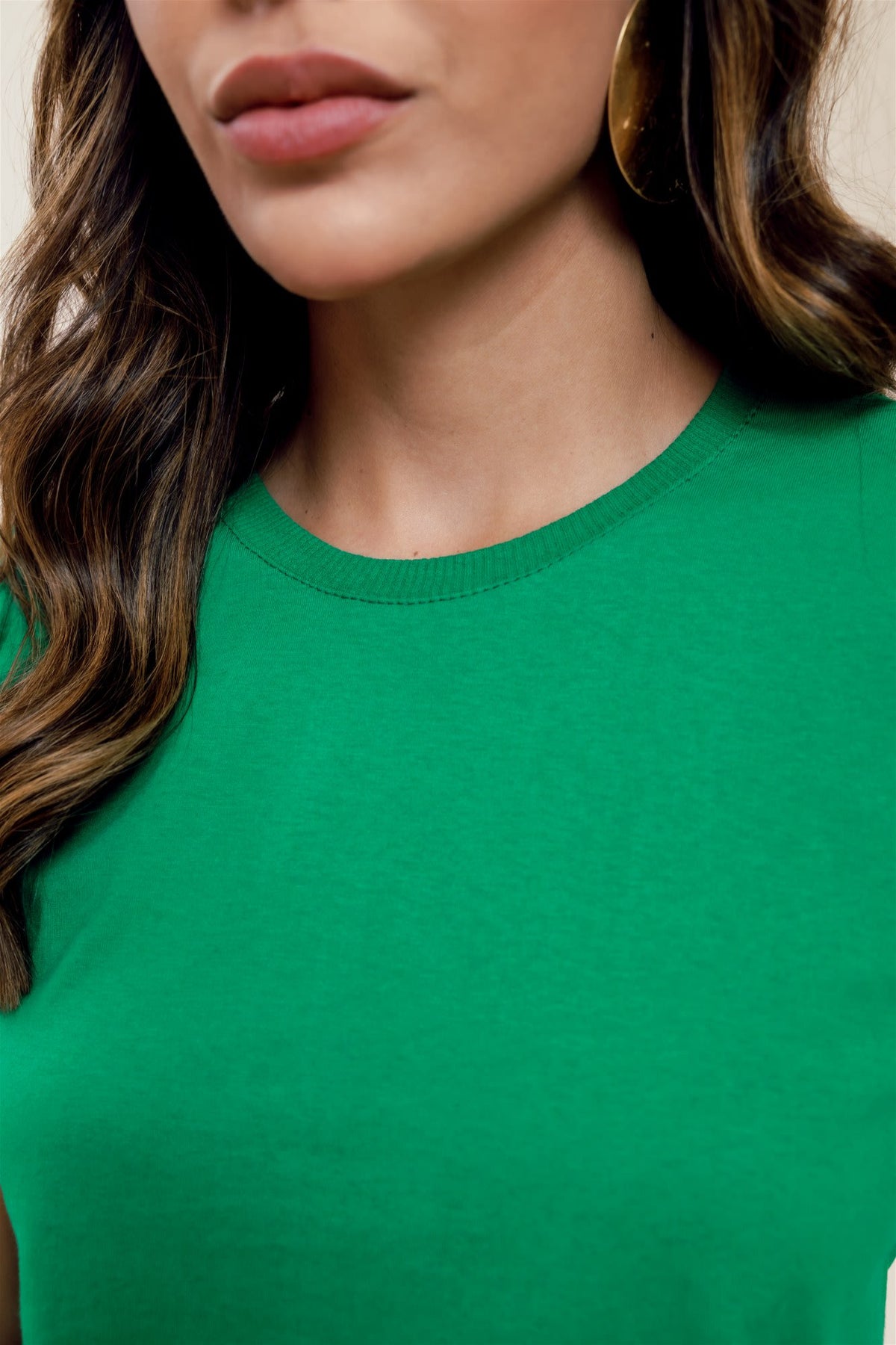 T-Shirt - Básica - Verde bandeira
