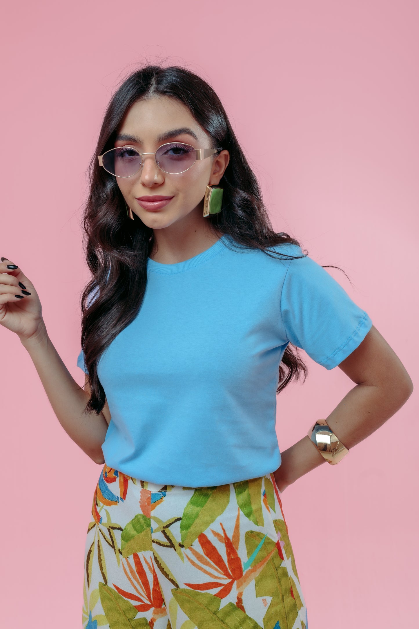 T-Shirt Básica - Azul Bebê