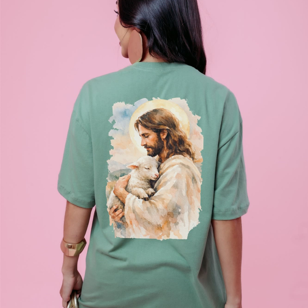 Max T-Shirt - Jesus é Cordeiro - Verde