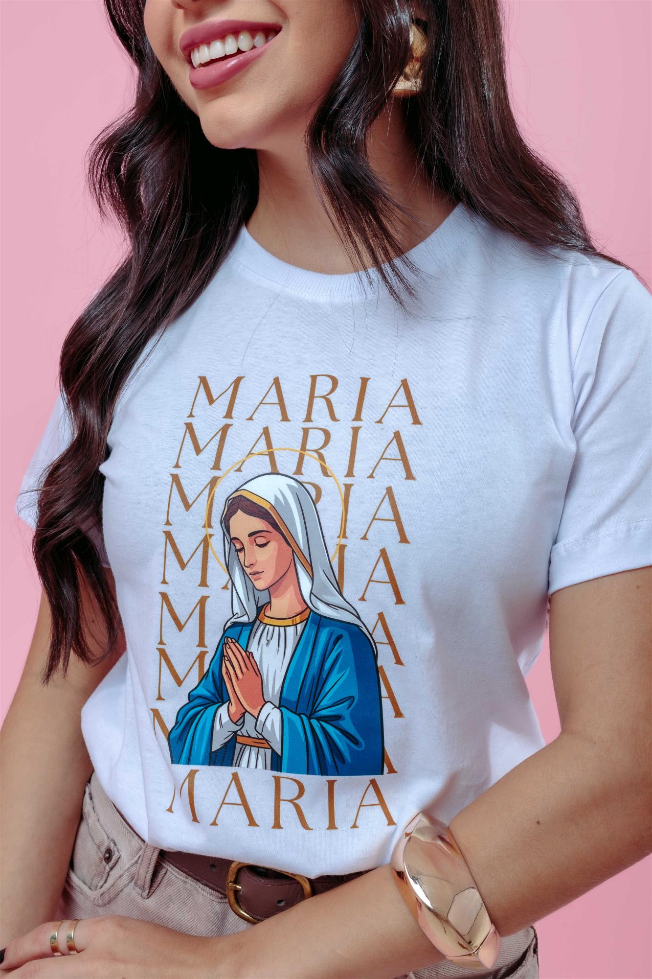 T-Shirt - Ave Maria - Branco