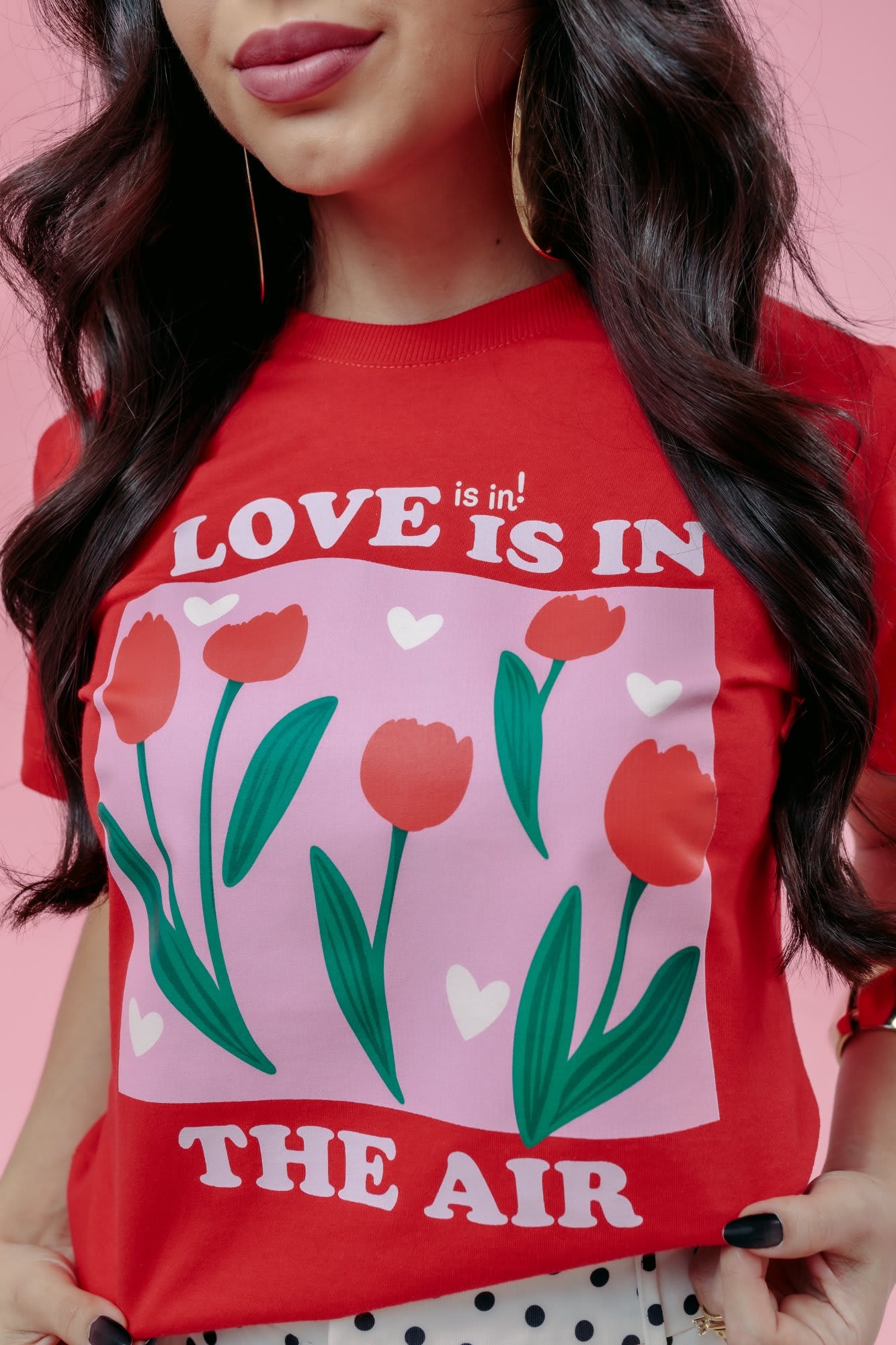 T-Shirt - Love - Vermelho