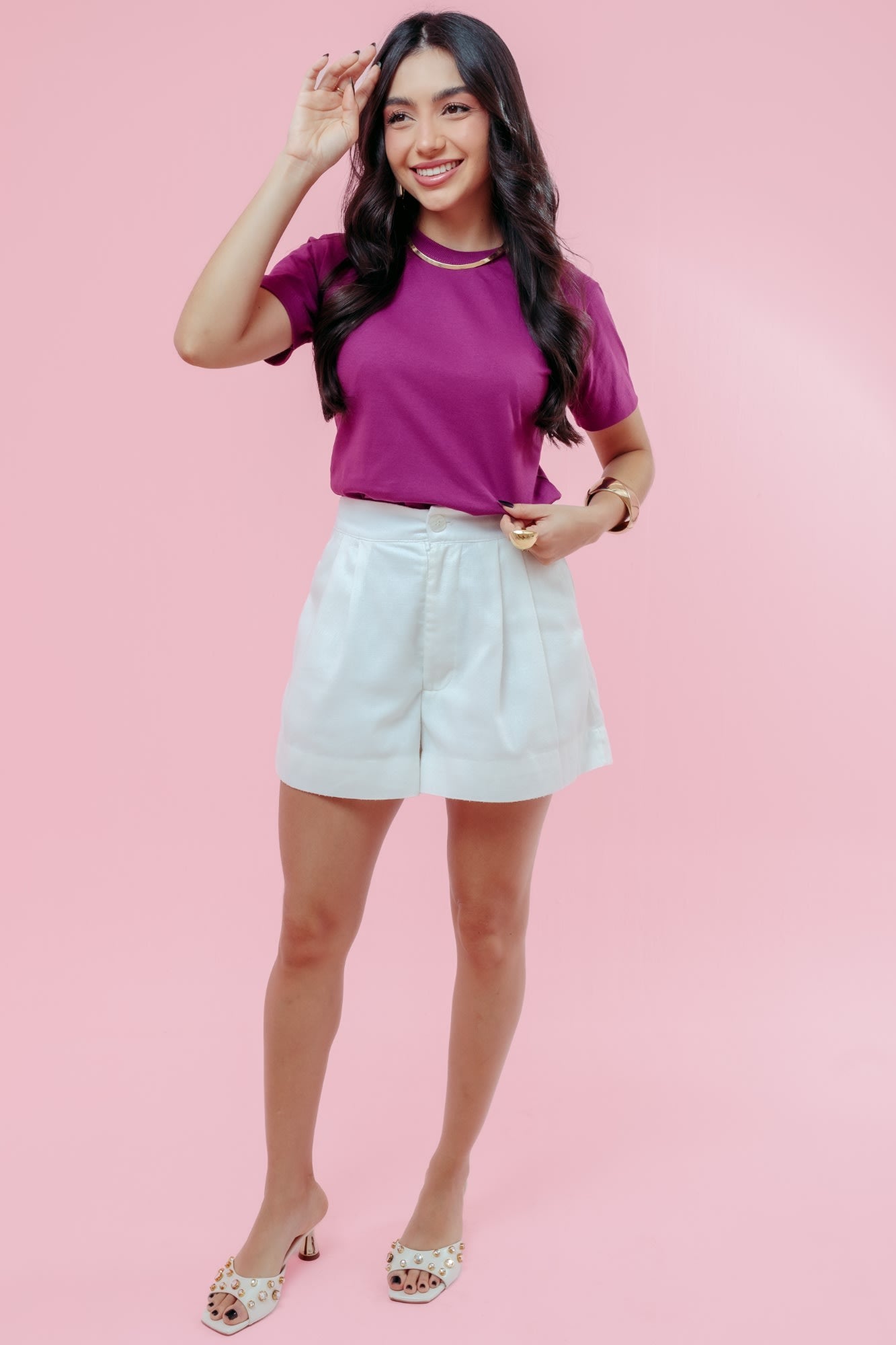 T-Shirt Básica - Roxo